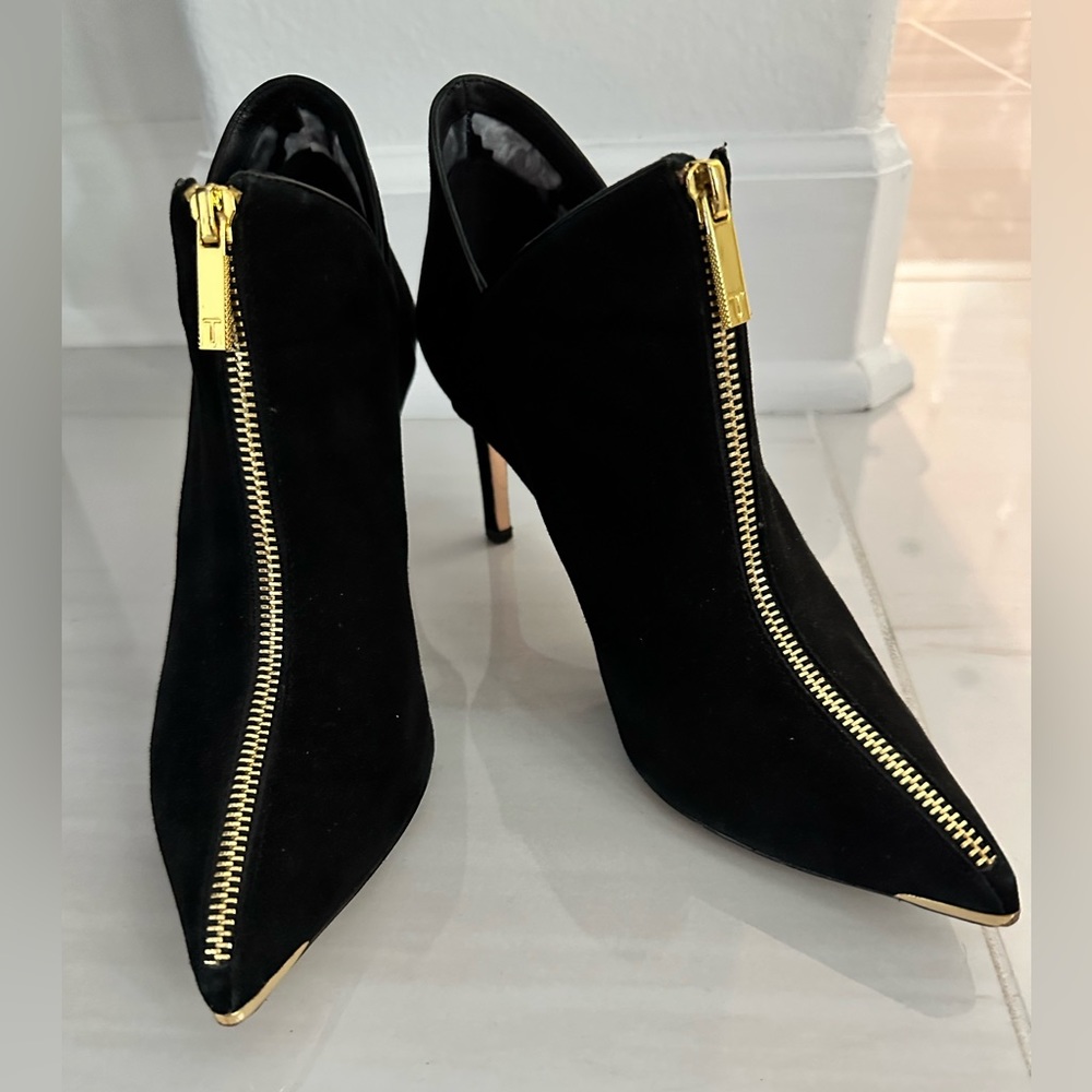 Ted Baker Woman’s Black Suede Ankle Booties
